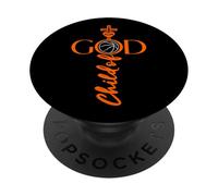 Palla da basketball di Gesù RELIGIOSA CHILD OF GOD PopSockets PopGrip Adesivo
