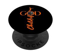 Palla da basketball di Gesù RELIGIOSA CHILD OF GOD PopSockets PopGrip Adesivo