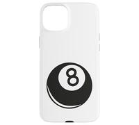 Palla da biliardo n. 8, nera Custodia per iPhone 15 Plus