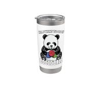 Palla da bocce Panda Tutto quello che voglio fare è un simpatico e divertente giocatore di orsi Bicchiere termico in acciaio inox doppia parete