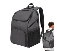 Palla da bowling accessori sportivi impermeabili con scomparti multipli | Borsa da bowling con supporto imbottito per asciugamani, scarpe, guanti, esercizi, concorsi, tornei, M