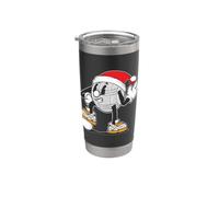 Palla Da Bowling Santa Pétanque Costume Di Natale Per Bowler Bicchiere termico in acciaio inox doppia parete