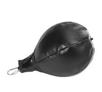 Palla da Boxe a Forma di Goccia Professionale Sospesa, PU Nero | Rimbalzo Elevato, Cuciture Rinforzate, Aiuta Coordinazione Occhio Mano e Riflessi, per Palestra e Esercizio