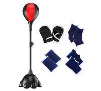 Palla da boxe con supporto, palla Reflex Bag Boxing, palla di velocità regolabile in altezza con supporto, altezza bersaglio di reazione regolabile, dispositivi autoportanti per antitensione
