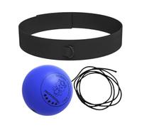 Palla da boxe, divertente palla da boxe montata sulla testa, set di palle da boxe per reazione da boxe, regolabile, traspirante, per principianti, allenamento, fitness, MMA