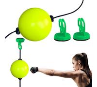 Palla da boxe Reflex Ball - Palla da allenamento da boxe | Palla da boxe a doppia estremità | Sacco da boxe con ventosa con corda elastica per palestre e scantinati per camere da letto e uffici