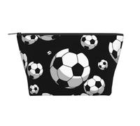 Palla da calcio, Borsa da toilette Borsa per trucco Borsa per cosmetici Borsa da toilette da viaggio portatile