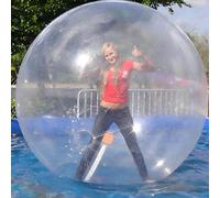 Palla Da Camminata Acquatica 1,5/1,8/2/2,5m, Palla Gonfiabile Per Umani Tipo Criceto Con Pompe D'aria Elettrica, Design Con Cerniera Lampo, Per Camminare Sull'acqua E Rotolamento Divertente 1.5m