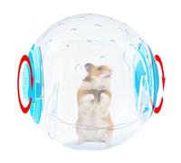 Palla da criceto trasparente - 7 pollici trasparente traspirante | 18 x 18 cm giocattolo silenzioso e inodore per criceti, cagnolini da corsa e ricci, ruota divertente e sicura per kle