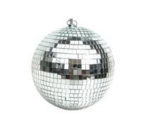 Palla da Discoteca 1 pezzo di luce rotante da palcoscenico for feste con palla a specchio discoteca vetro riflettente for KTV DJ Club Casa Natale(20cm)