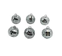 Palla da Discoteca 10/20 pezzi di ciondolo a forma palla da discoteca, specchio originale for realizzare braccialetti, portachiavi, orecchini, collane, ciondoli fai te(10pcs)