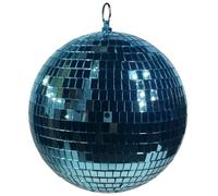 Palla da discoteca a specchio da 20,3 cm, fantastica e divertente palla da discoteca per grandi decorazioni per feste, design per feste, decorazione (20,3 cm, blu)
