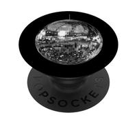 Palla da discoteca argento PopSockets PopGrip Adesivo