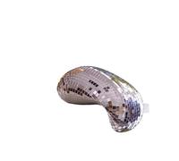 Palla Da Discoteca Decorazione da parete con sfera discoteca che si scioglie, interni di una casa massimalista, luce riflessa glitter(Sliver)