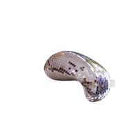 Palla Da Discoteca Decorazione da parete con sfera discoteca che si scioglie, interni di una casa massimalista, luce riflessa glitter(Sliver)
