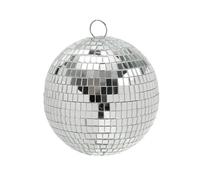 Palla da Discoteca Dia25CM 30CM Sfera a specchio rotante in vetro for feste, riflettente, sospesa, effetto luce da palcoscenico(Diameter 15CM)