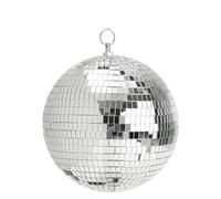 Palla Da Discoteca Dia25CM 30CM Sfera a specchio rotante in vetro for feste, riflettente, sospesa, effetto luce da palcoscenico(Diameter 25CM)