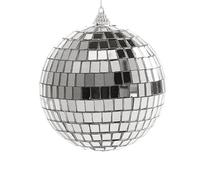 Palla da Discoteca Mini specchio da discoteca, luce palcoscenico riflettente, rotante, in vetro argentato brillante, decorazione for feste di nozze, Natale, casa, KTV(10CM 1 piece)