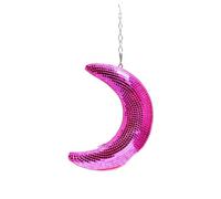 Palla Da Discoteca Ornamento da appendere a forma di palla discoteca a luna, specchio in vetro glitterato, pendente riflettente, decorazione for bar for feste matrimonio(Color7)