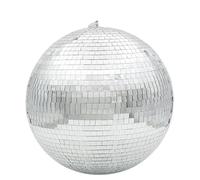 Palla Da Discoteca Sfera da discoteca a specchio Luce da palco Sfera di vetro rotante Decorazioni for feste Ktv Bar Dj Illuminazione Riflessione Sfera a specchio colorata(Silver,Diameter 10cm 3.93in)