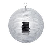 Relaxdays Palla da discoteca Sfera luminosa Ø 30 cm 1,1 kg Argento