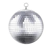 Palla Da Discoteca Sfere a specchio in vetro Sfera a specchio rotante riflettente Appeso Bar Palla da discoteca Decorazione ad effetto scenico con glitter da 8 pollici for matrimoni KTV