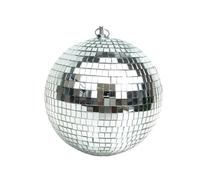 Palla da Discoteca Specchio rotante in vetro, palla da discoteca, riflesso colorato e brillante, for matrimoni, feste di Natale, illuminazione for DJ(18cm)