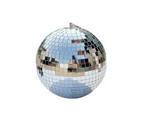 Palla da Discoteca Specchio rotante in vetro riflettente da appendere alla discoteca, effetto glitter 20 cm, decorazione for KTV