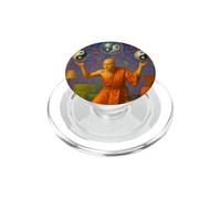 Palla da discoteca Yin Yang Feng Shui Pun meditazione monaco buddista PopSockets PopGrip per MagSafe