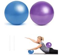 Palla da ginnastica 2 pezzi 25 cm, blu e viola, mini gym ball per yoga pilates fitness allenamento core equilibrio forza, facile da trasportare e utilizzare