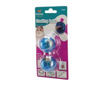 Palla da gioco illuminata Ferplast per gatti - 2 pz