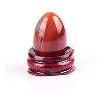 Palla da massaggio in pietra di cristallo con uovo Yoni in agata rossa naturale for esercizi di Kegel for donne, 45x30 mm raccolta domiciliare (Color : 30x20 Mm)