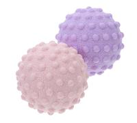 Palla da Massaggio in Silicone 49mm 2 Pezzi per Punti | Rosa e Porpora, Portatile e Leggera, Compatta per Training Riabilitativo e Massaggi Corpo