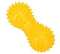 Palla da Massaggio, Palline di Arachidi Massaggio Sfera di Pvc Palla a Pallone Fascia Muscolo Mano Planta Pedis Rilassamento per Fitness Yoga (YELLOW)