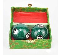 Palla da massaggio sportiva da 2 pezzi Palla cinese per assistenza sanitaria Palla antistress per adulti(Color:e)