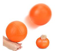 Palla da Pallavolo, Pallavolo Morbido Pallavolo all'aperto Non c'è Bisogno di Gonfiare 4 Pollici Spugna Arancione in PU per Pallavolo Attrezzatura Sportiva per Allenamento