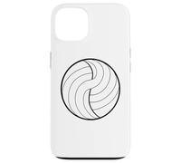 Palla da pallavolo Schizzo di una riga Custodia per iPhone 13