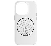Palla da pallavolo Schizzo di una riga Custodia per iPhone 14 Pro