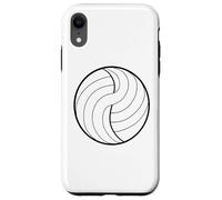 Palla da pallavolo Schizzo di una riga Custodia per iPhone XR