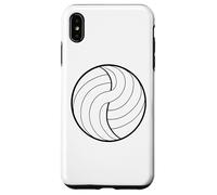 Palla da pallavolo Schizzo di una riga Custodia per iPhone XS Max