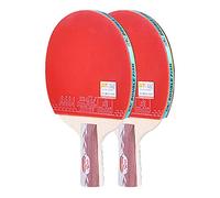 palla da ping pong, Set for 2 giocatori, piastra inferiore in legno a 7 strati, racchetta professionale for attività familiari e giochi for il tempo libero / 5 stelle(B)