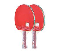 palla da ping pong, Set for 2 giocatori, piastra inferiore in legno a 7 strati, racchetta professionale for attività familiari e giochi for il tempo libero / 5 stelle(A)