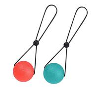 Palla da Presa Cordino, 2 Pezzi, Tpe, per Mano e Dita | Superficie Antiscivolo e Irregolare, Comfort di Massaggio, Uso su Scrivania e Fisioterapia