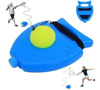 Palla da rimbalzo da solista con corda e base ponderata, strumento portatile per allenamento per principianti, attrezzatura per il ritorno del tennis indoor outdoor