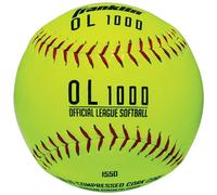 Palla da softball Franklin Palla da softball de la Ligue officielle Franklin Jaune TU