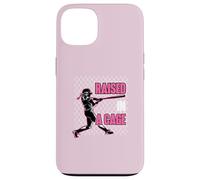 Palla da softball sollevata in gabbia Custodia per iPhone 13