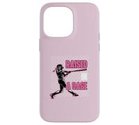 Palla da softball sollevata in gabbia Custodia per iPhone 14 Pro Max