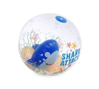 Legami - Palla da Spiaggia Gonfiabile, Beach Ball, Pallone Gonfiabile in PVC, Morbido per Bambini, Palla Gonfiabile per Feste Mare con Squalo, Gonfiabile per Giocare Calcio Pallavolo, Diametro 40 cm