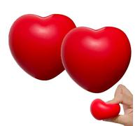 Palla da spremere, 2 pezzi a forma di cuore per la mano per rafforzare la della presa, palle per esercizi di fitness per rafforzare le mani, esercizi per rafforzare le dita, allenamento con le