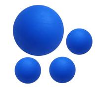 Palla da squash per principianti - Set di 4 palline da allenamento in, diametro 60 mm, dimensioni 6 cm, design ad alta elasticità, visibilità luminosa, struttura cava resistente, attrezzatura